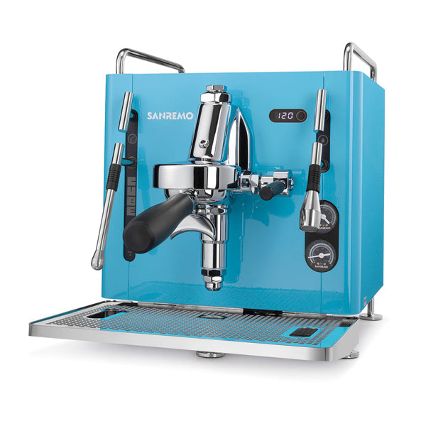 Sanremo Cube Coffee Machine Blue