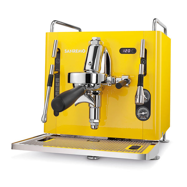 Sanremo Cube Coffee Machine Yellow